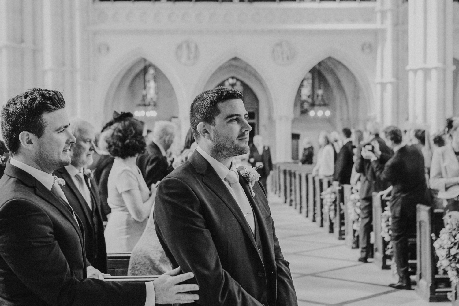 Arundel cathedral emotional wedding photography