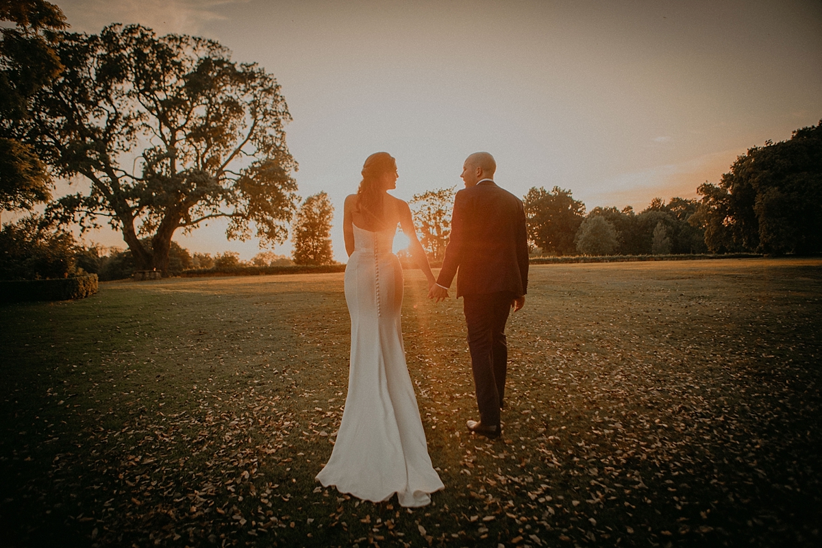 braxted park wedding essex golden hour 