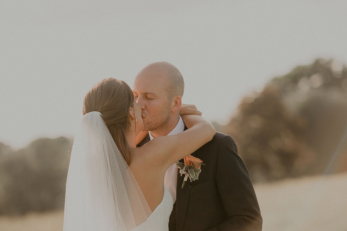 sunflare golden hour braxted park essex bride groom couple portrait photography