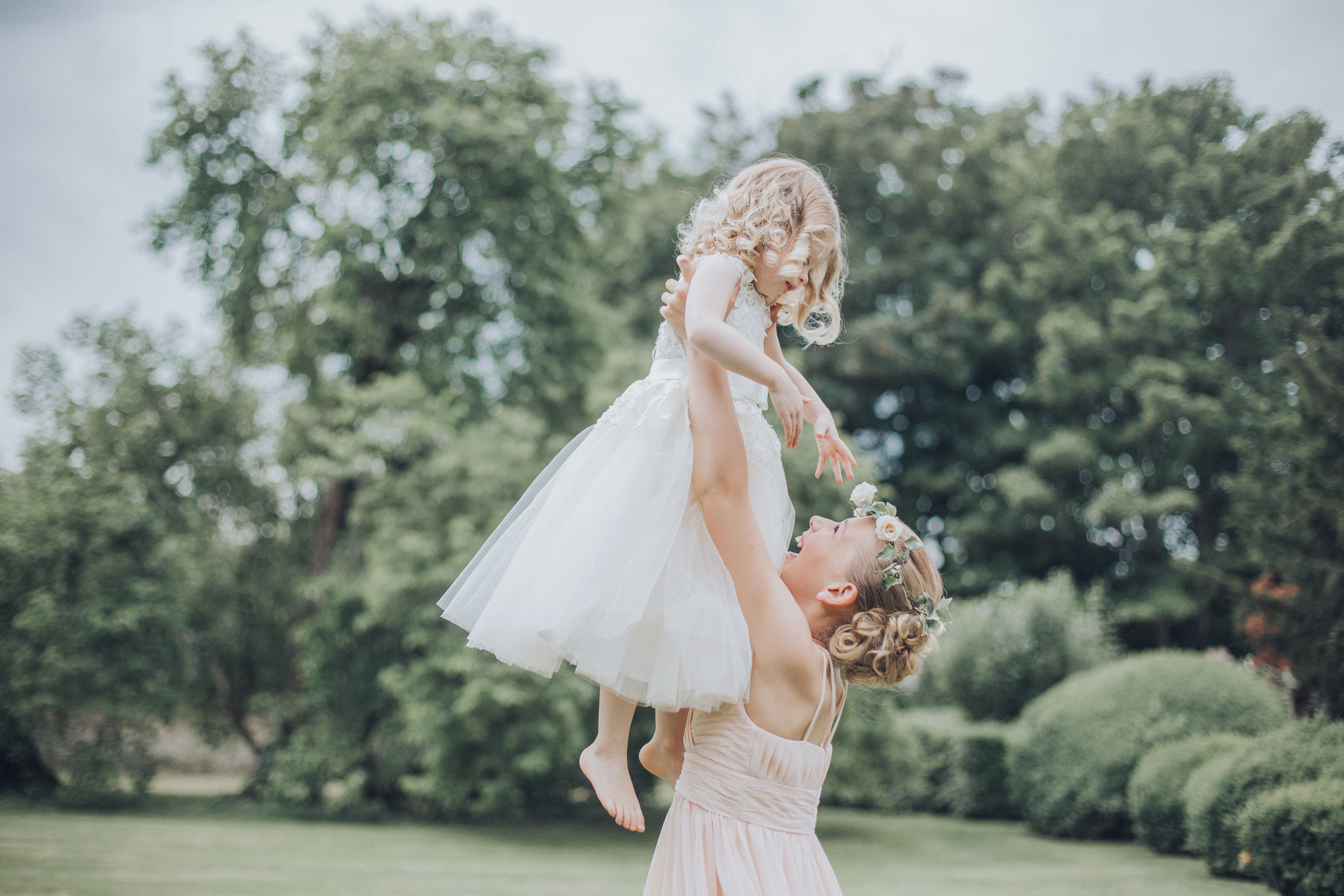 dornton house hall wedding photography flowergirls