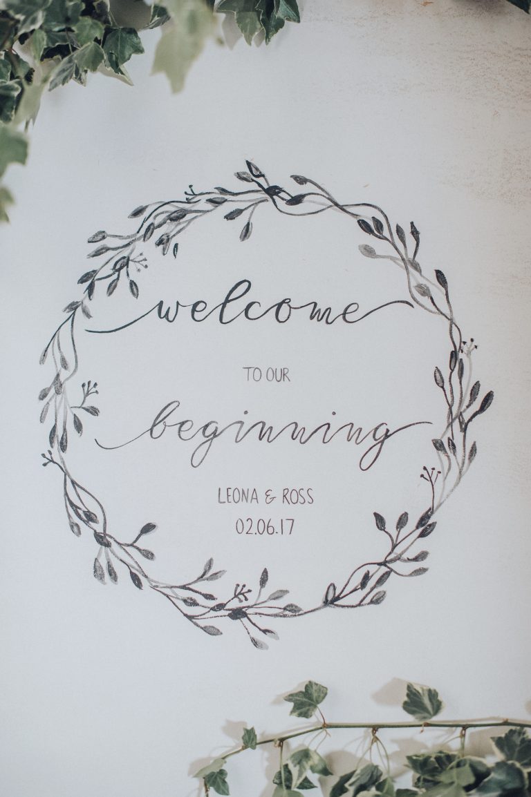 Calligraphy Wedding Ideas In Your Elegant Wedding Photography