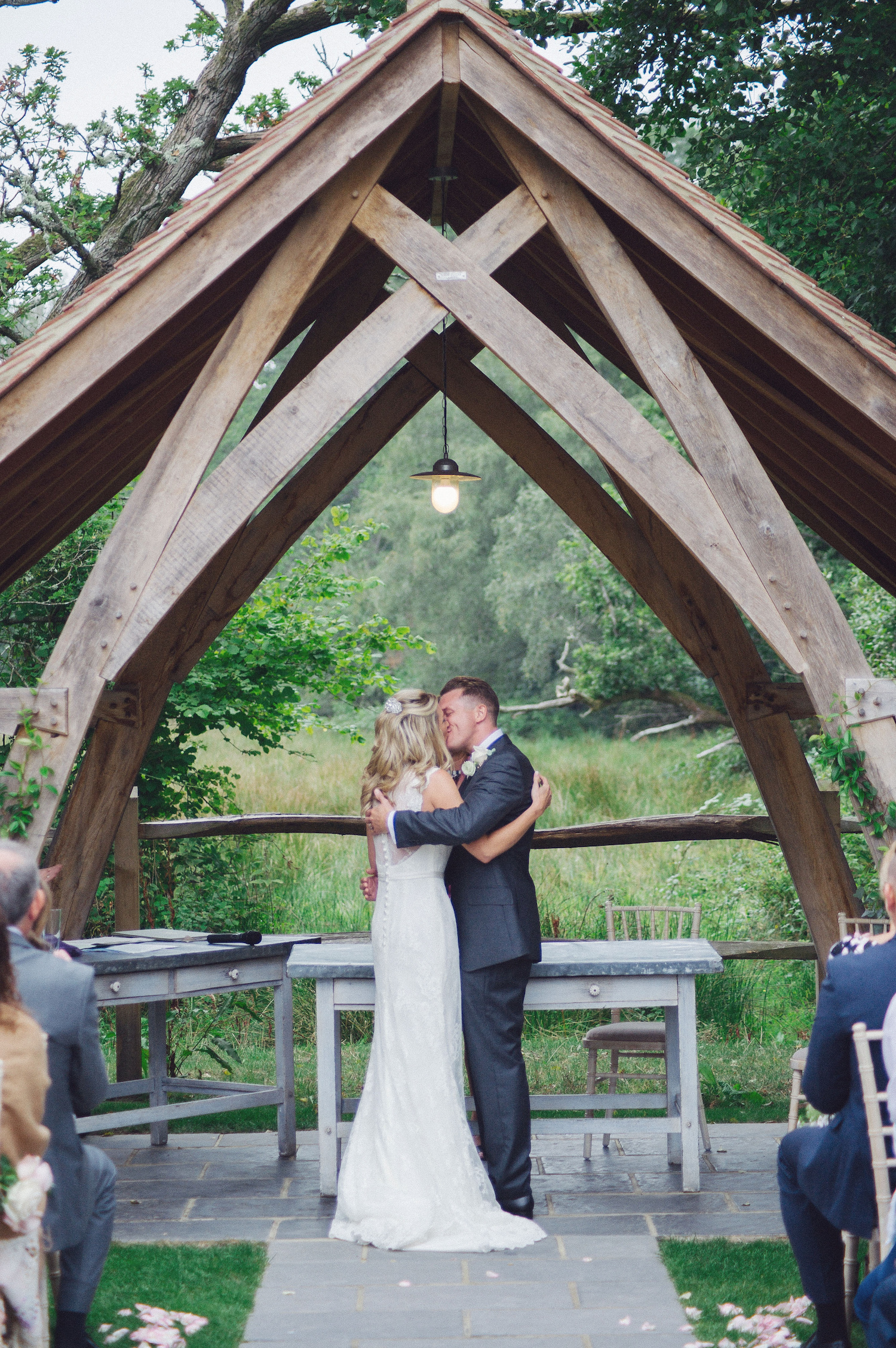 Millbridge Court outdoor wedding ceremony venue
