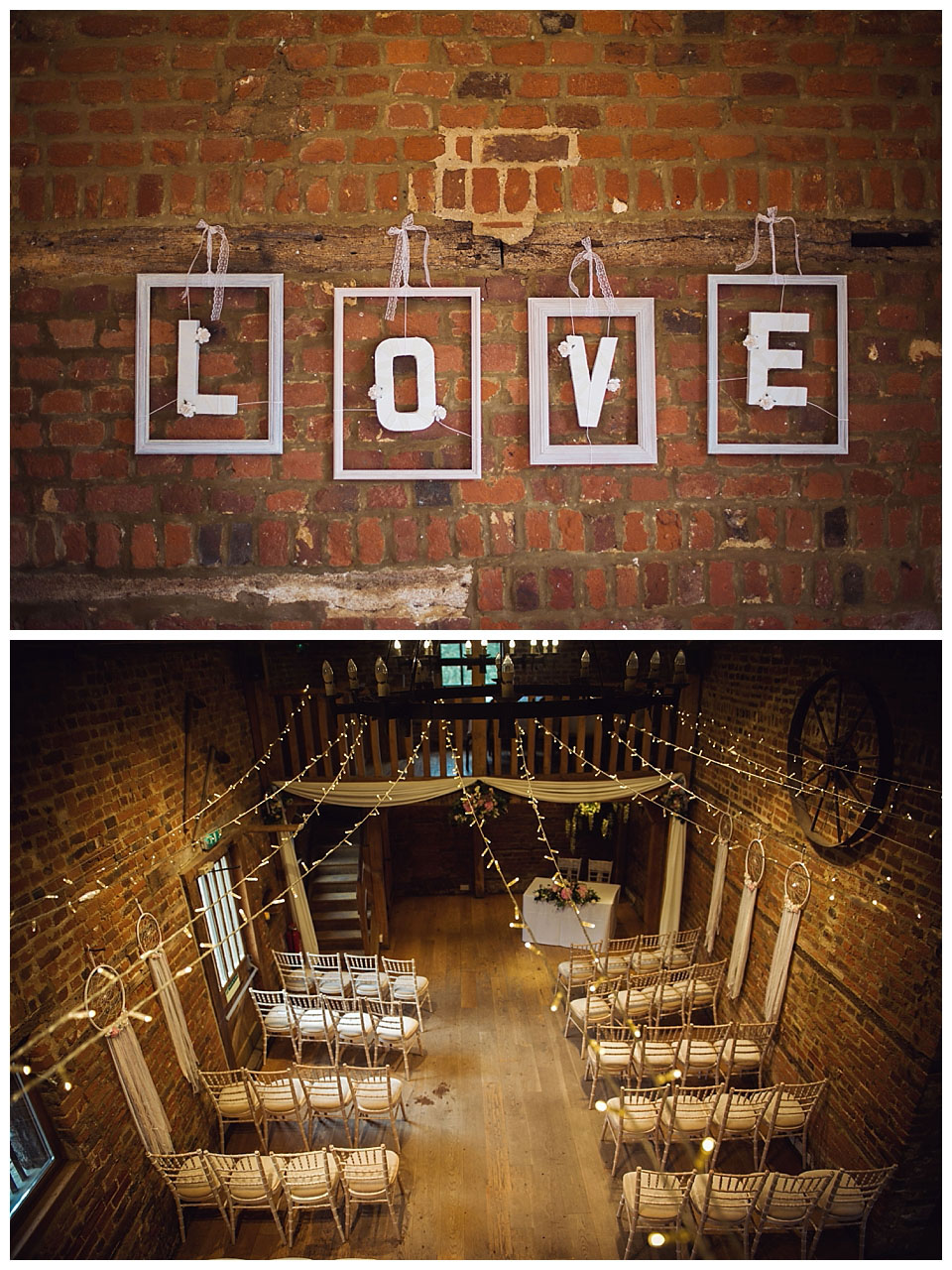 tewin bury barn wedding photography hertfordshire room set up