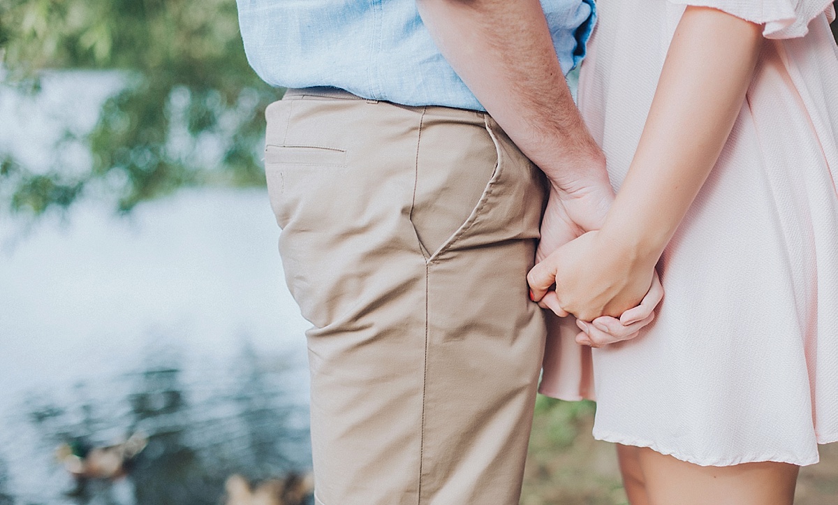 lakeside engagement photography lake essex