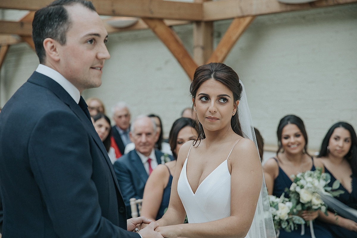 gaynes park wedding photography bride groom portrait essex venue