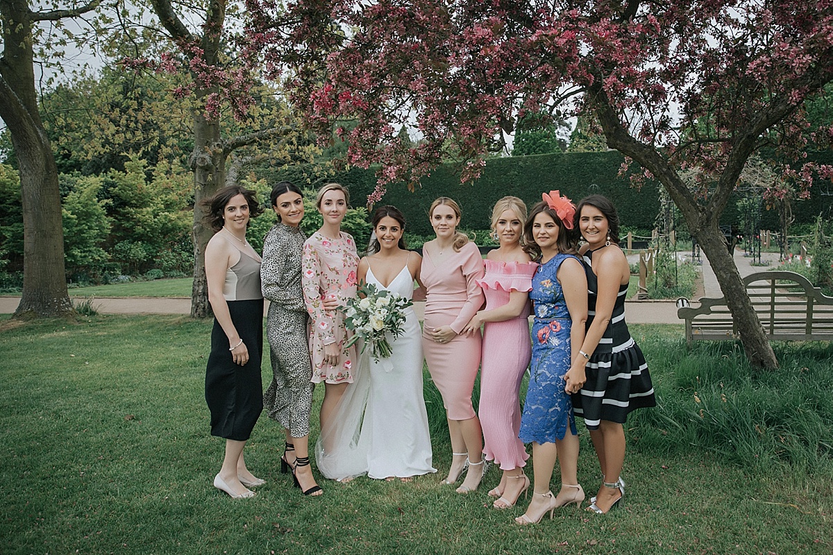 gaynes park wedding photography essex venue bridesmaids