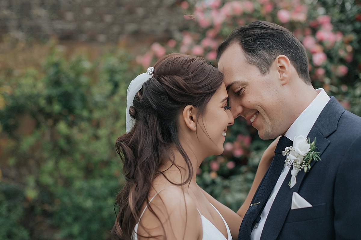 gaynes park wedding photography bride groom portrait essex venue