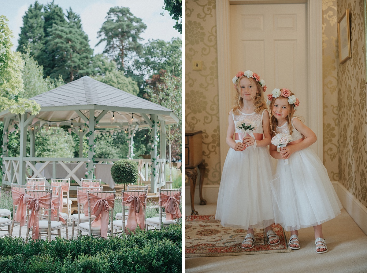 woodstock ascot wedding flowergirls