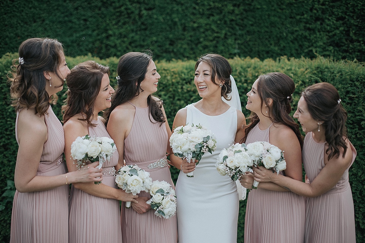luton hoo wedding bridesmaids