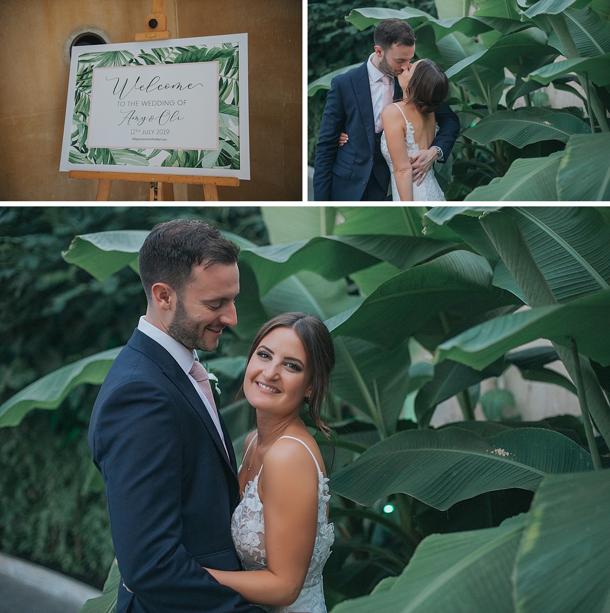 syon park greenery bride groom stationary