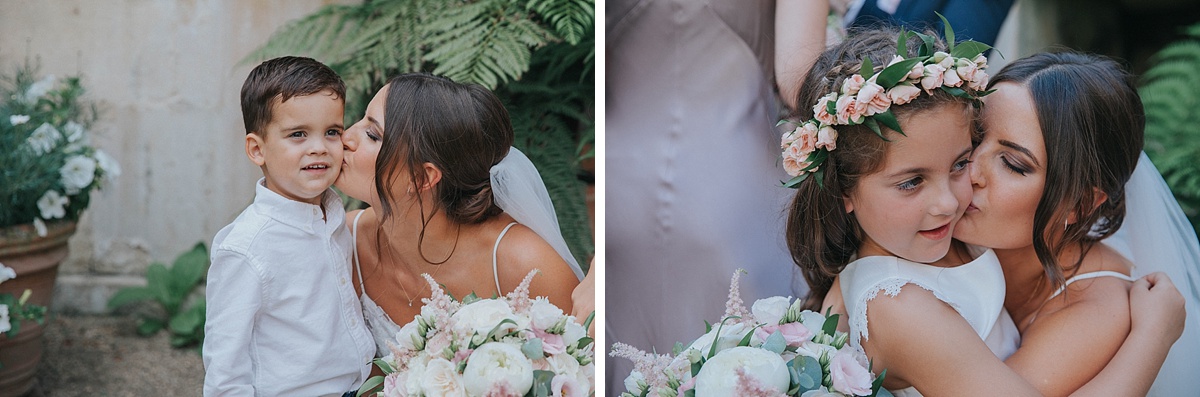 syon park wedding page boy flowergirl
