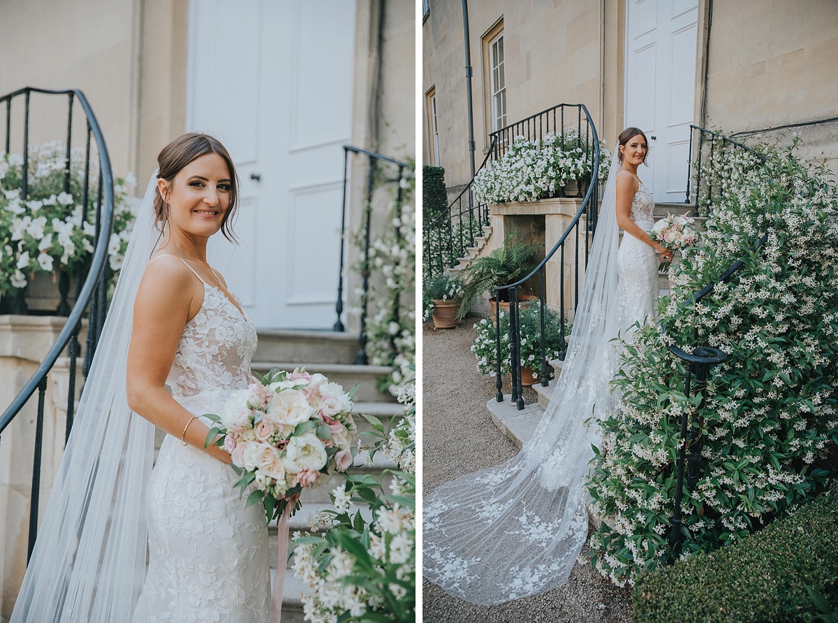 syon park walled garden bride portraits