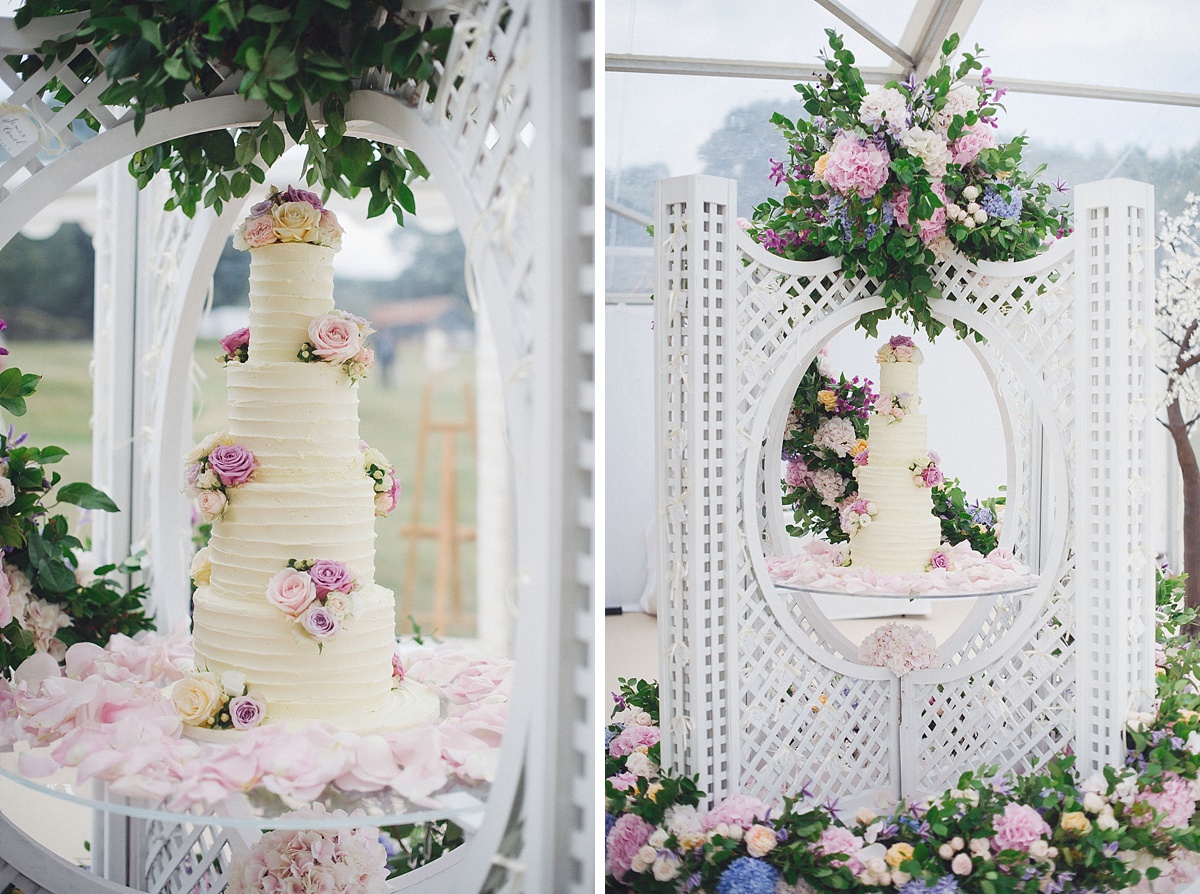 marquee wedding at home