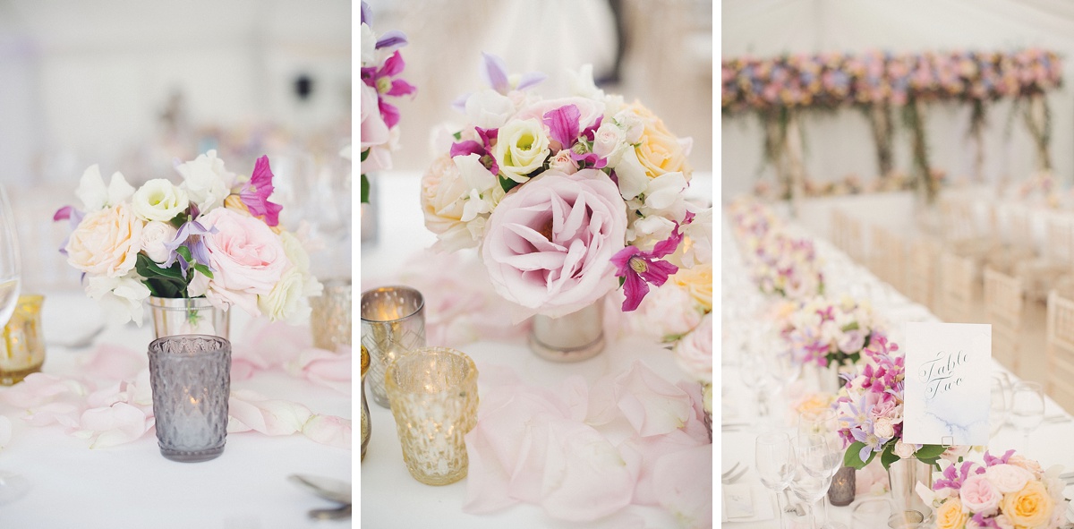 marquee wedding at home