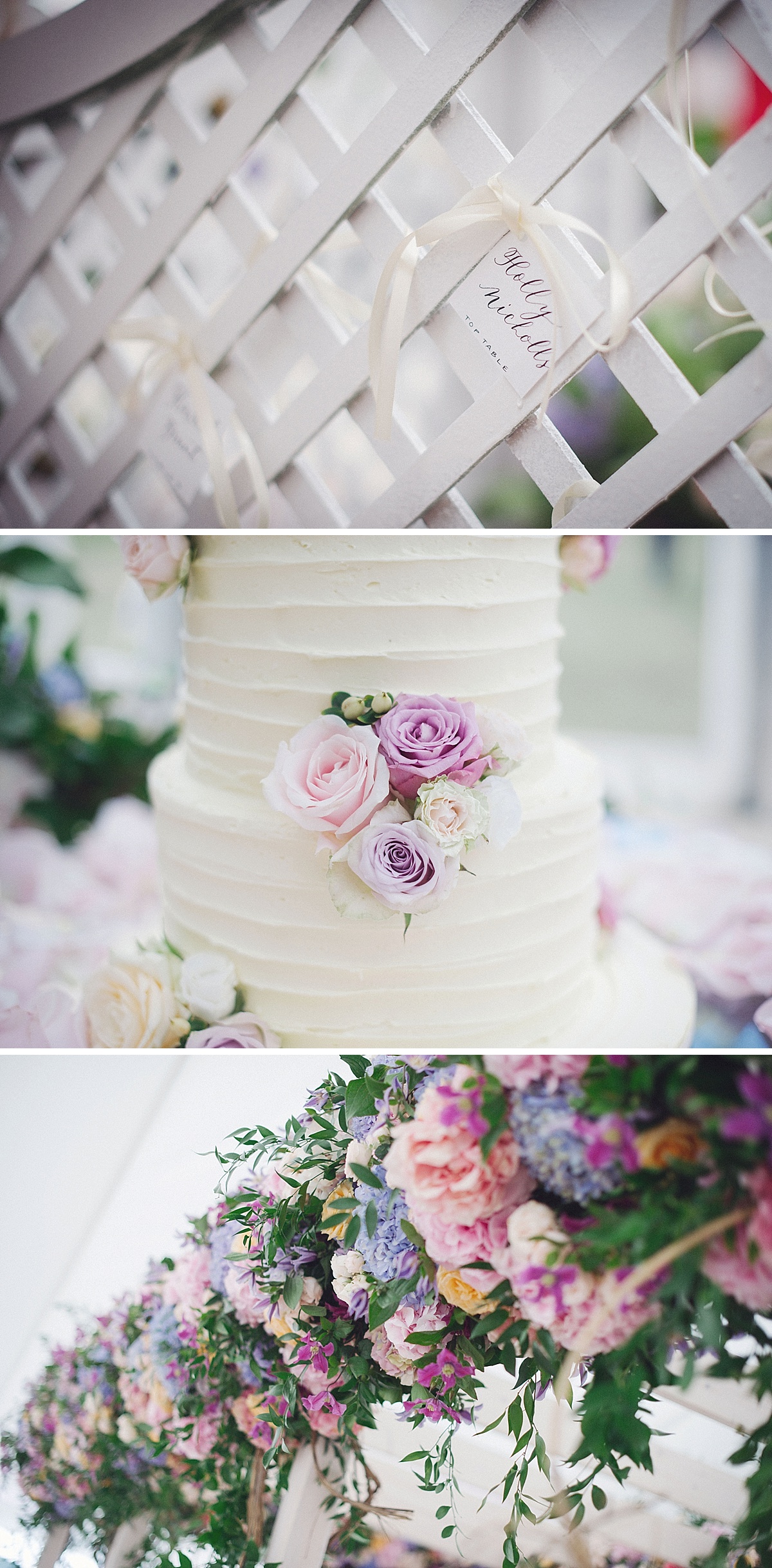 marquee wedding at home