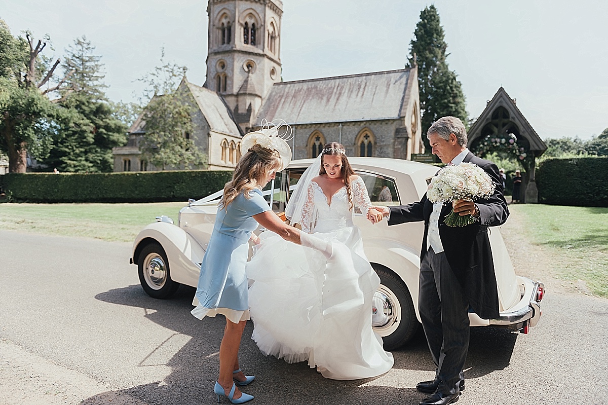 Surrey church wedding photography 
