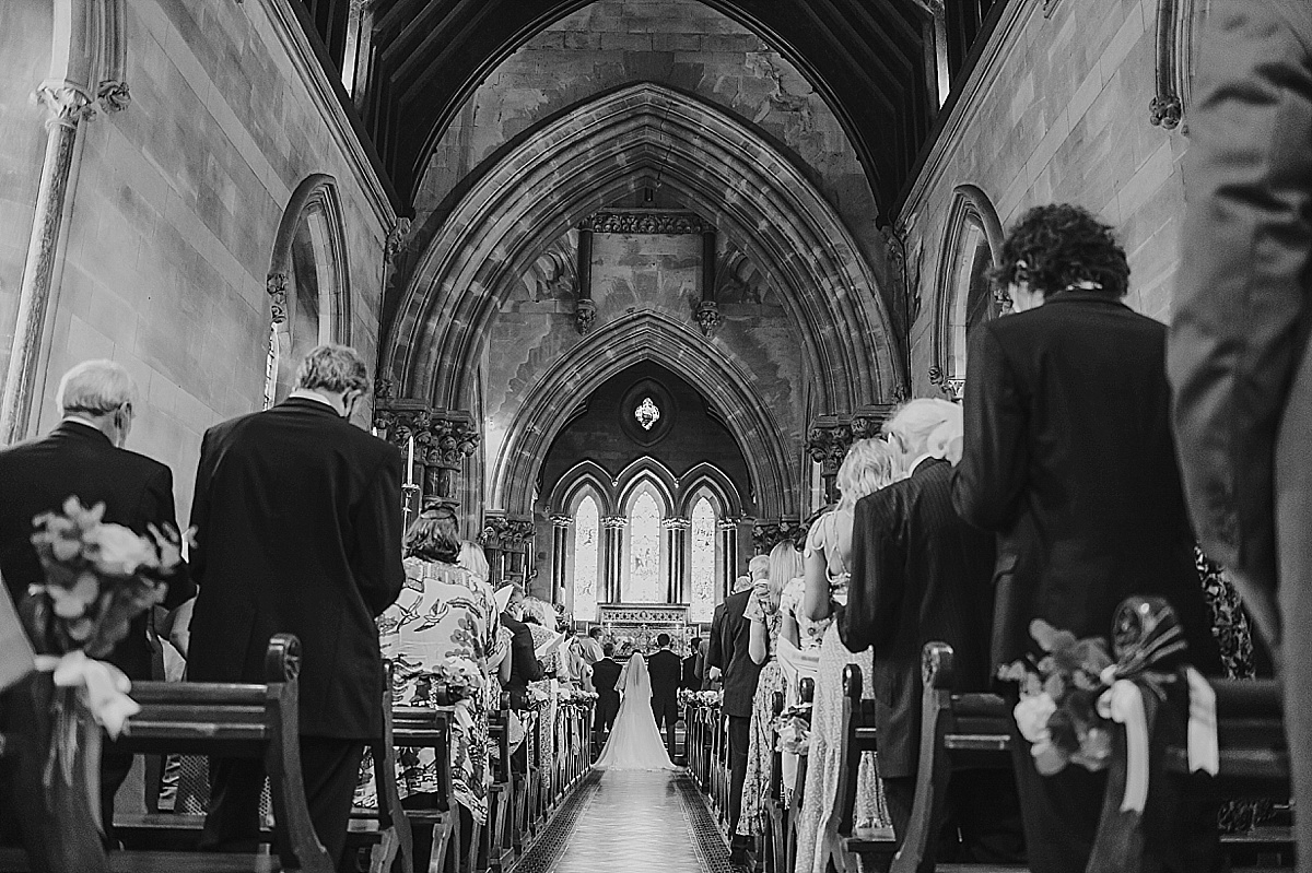 Surrey church wedding photography 