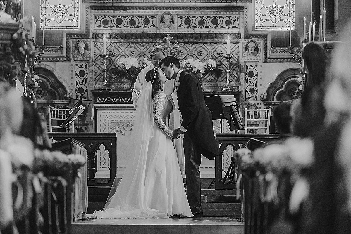 Surrey church wedding photography 