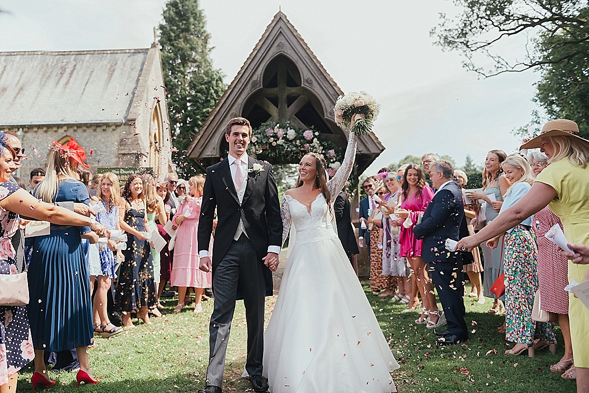 Surrey church wedding  
