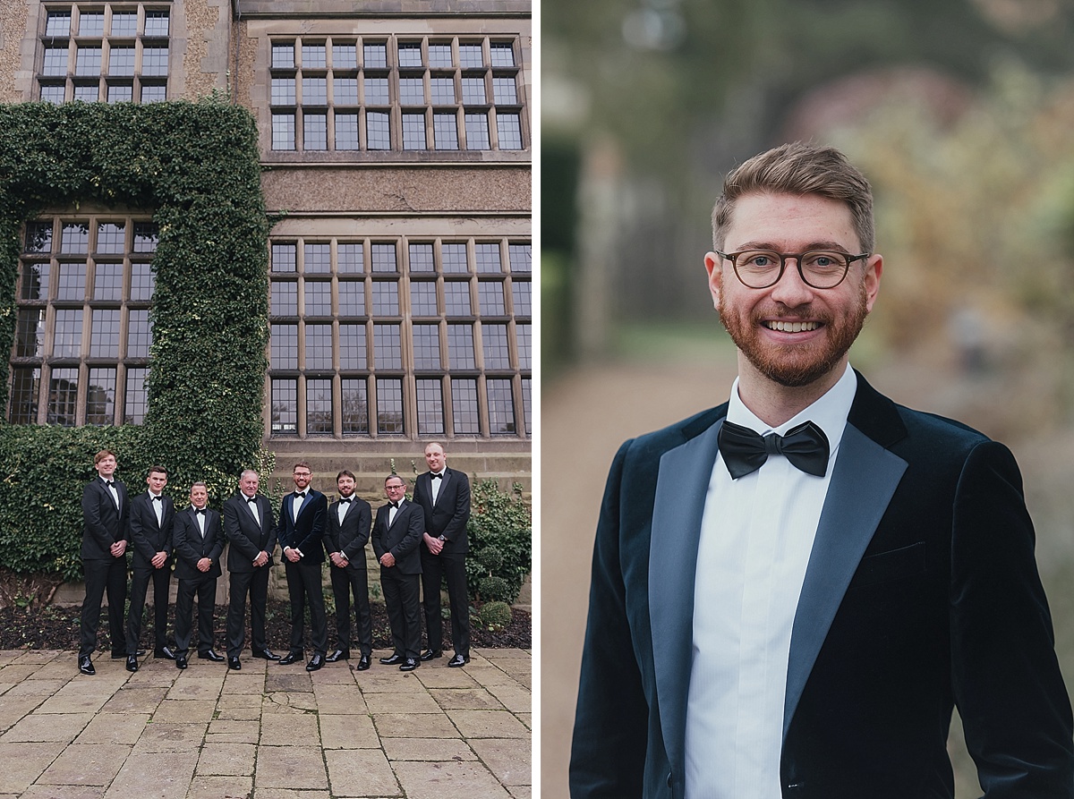 Fanhams Hall winter wedding