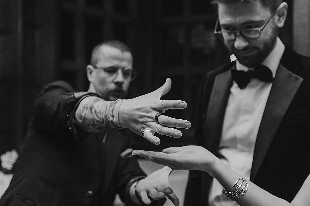 Fanhams Hall winter wedding