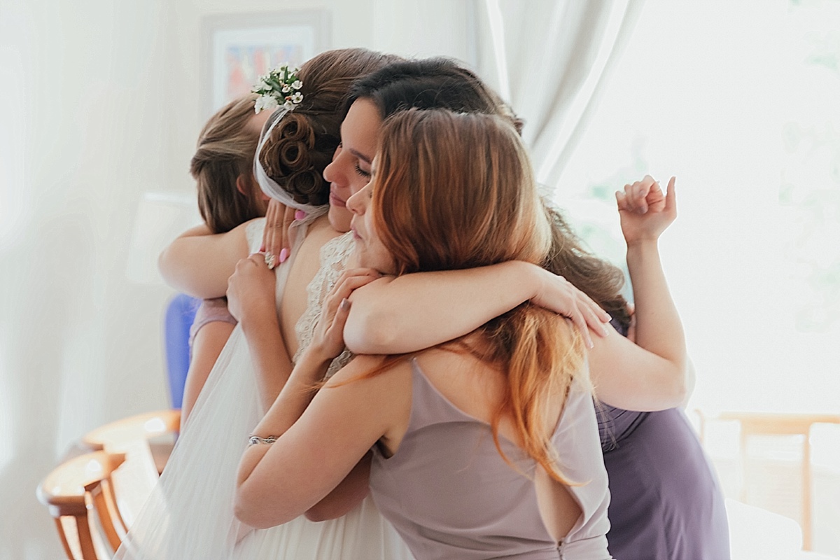 emotional wedding photos