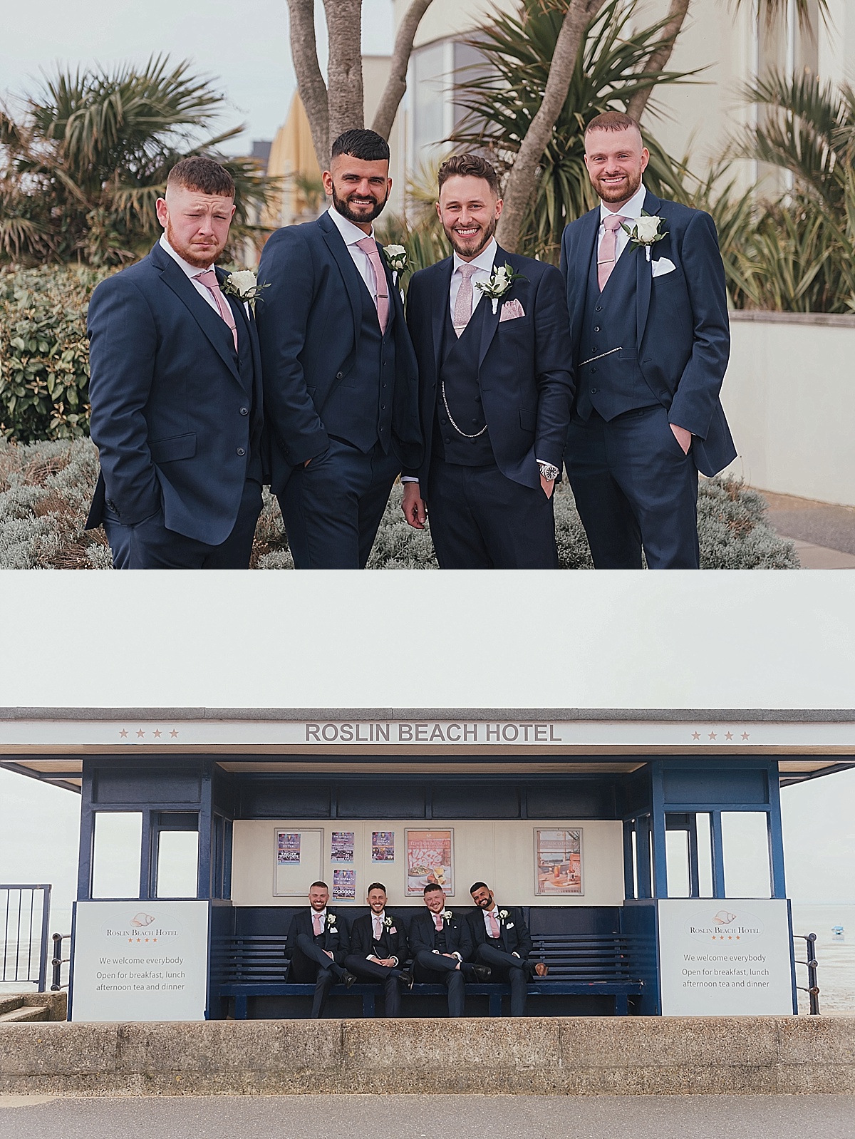 Roslin Beach wedding photographer