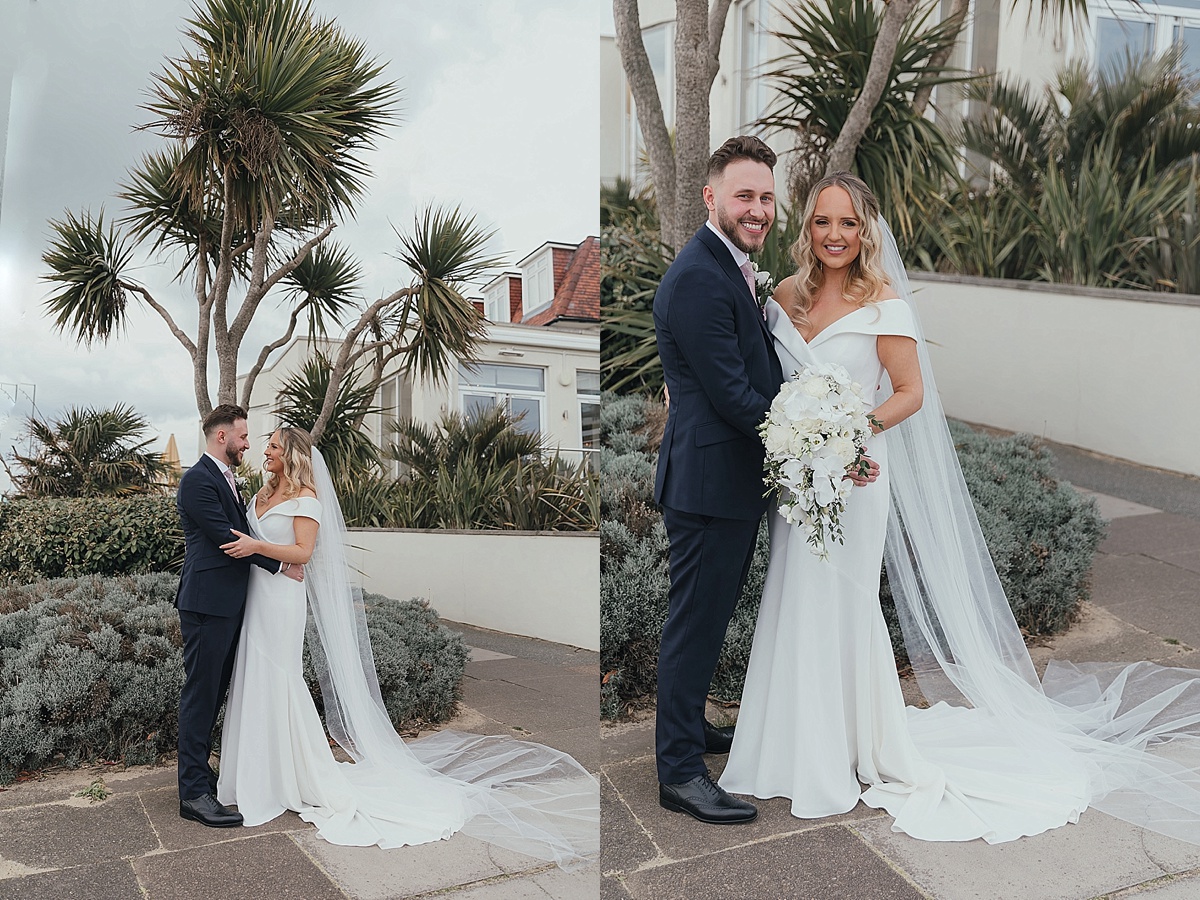 Roslin Beach wedding photography