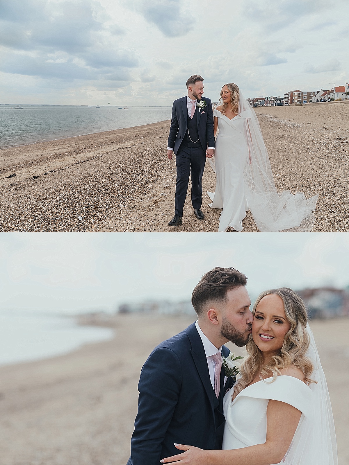 Roslin Beach wedding photography
