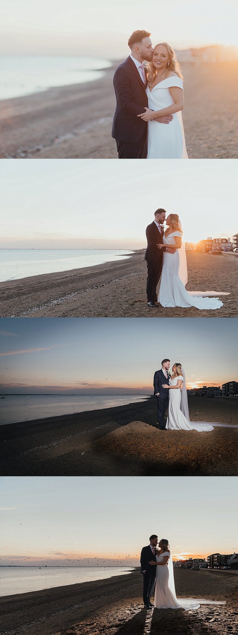 Roslin Beach wedding photography