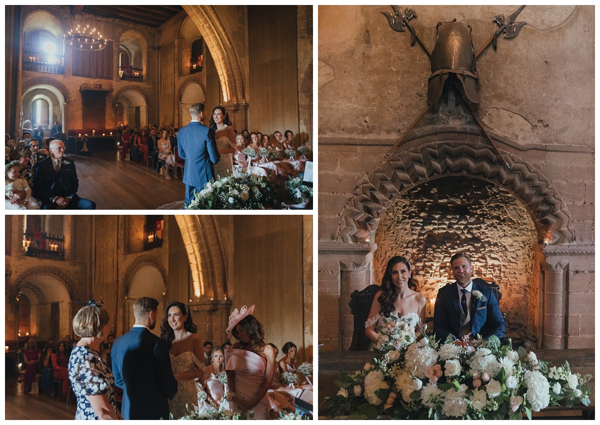 Hedingham Castle wedding