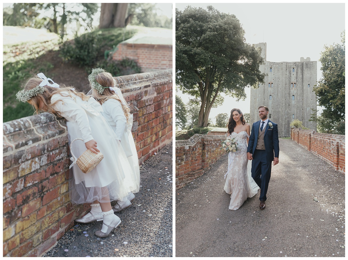 Hedingham Castle wedding