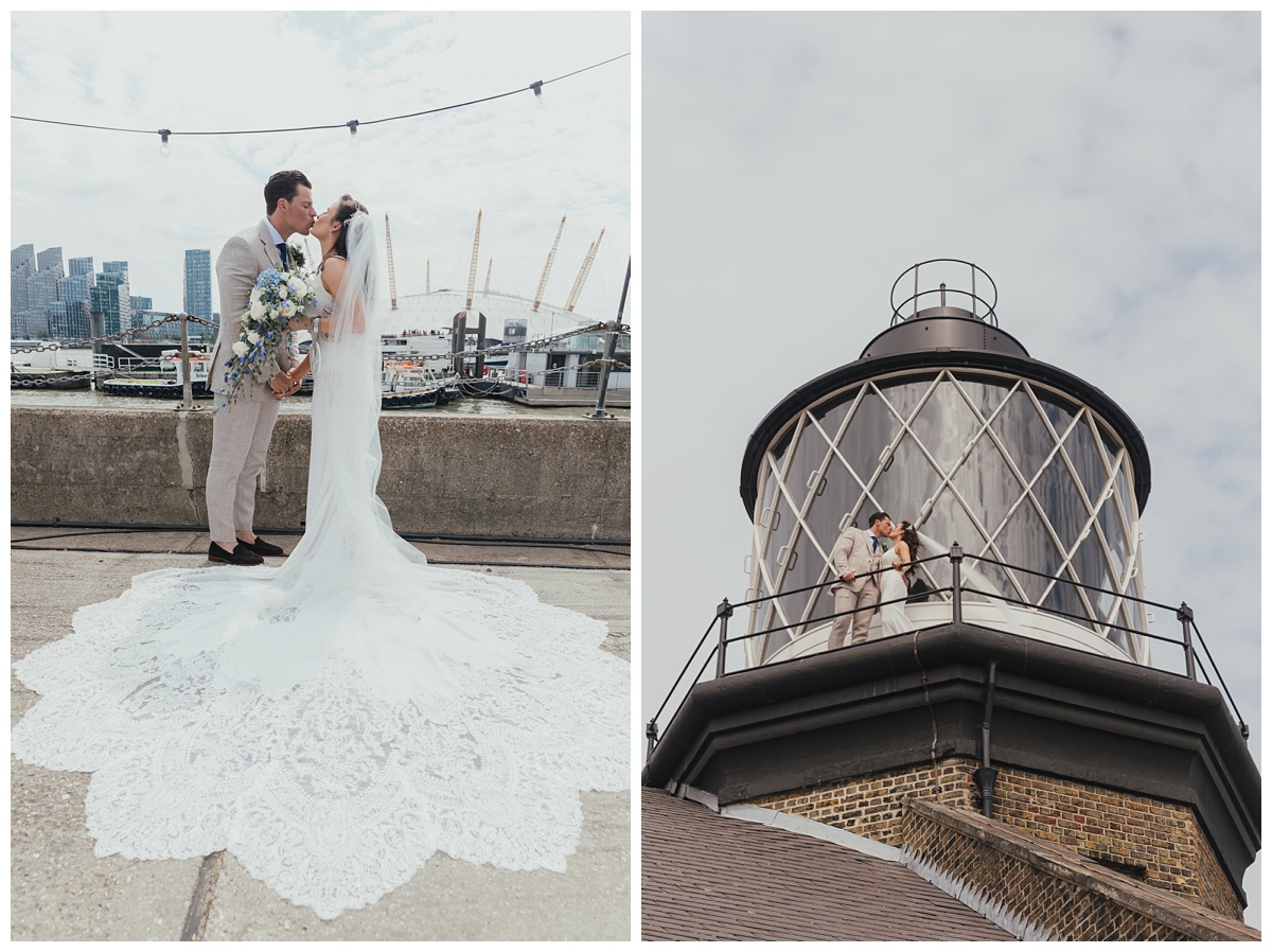 Trinity Buoy wharf wedding photographer