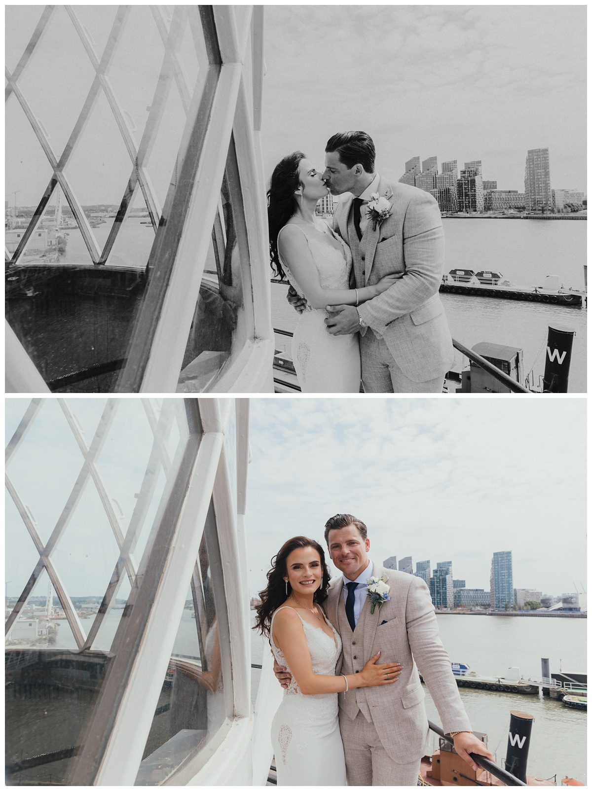 Trinity Buoy wharf wedding photographer