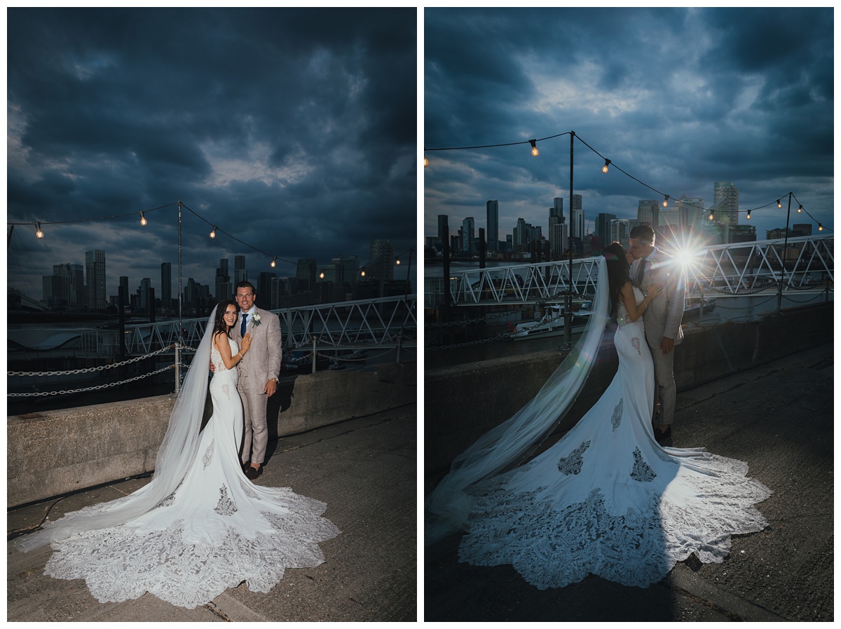 Trinity Buoy wharf wedding photography