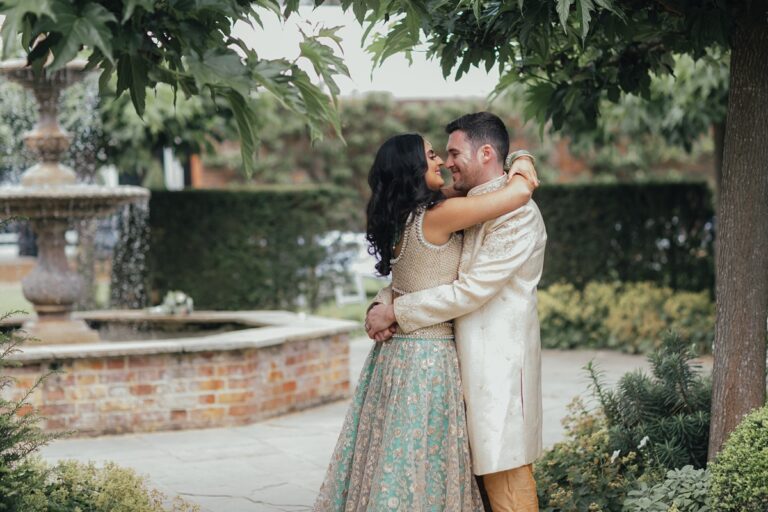 Shikhara and Carl’s Braxted Park fusion wedding