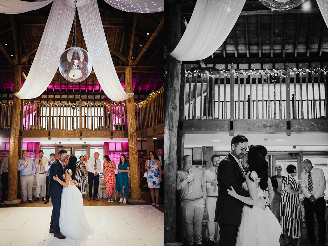 Tropical inspired summer wedding at Gaynes Park