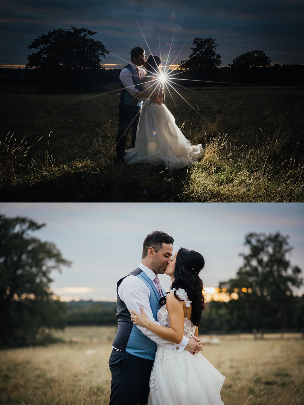 Tropical inspired summer wedding at Gaynes Park