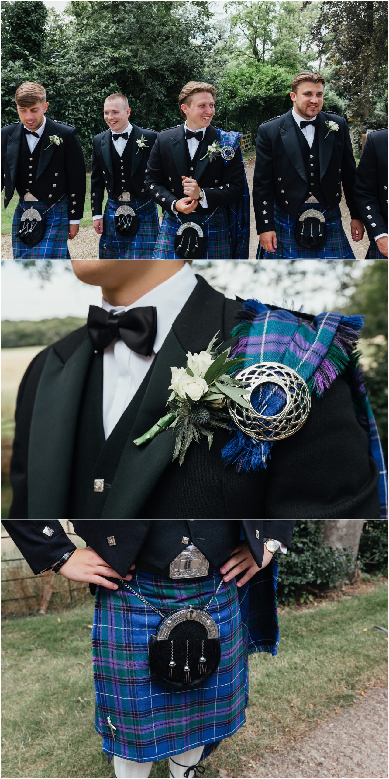 Scottish Inspired Gaynes Park wedding