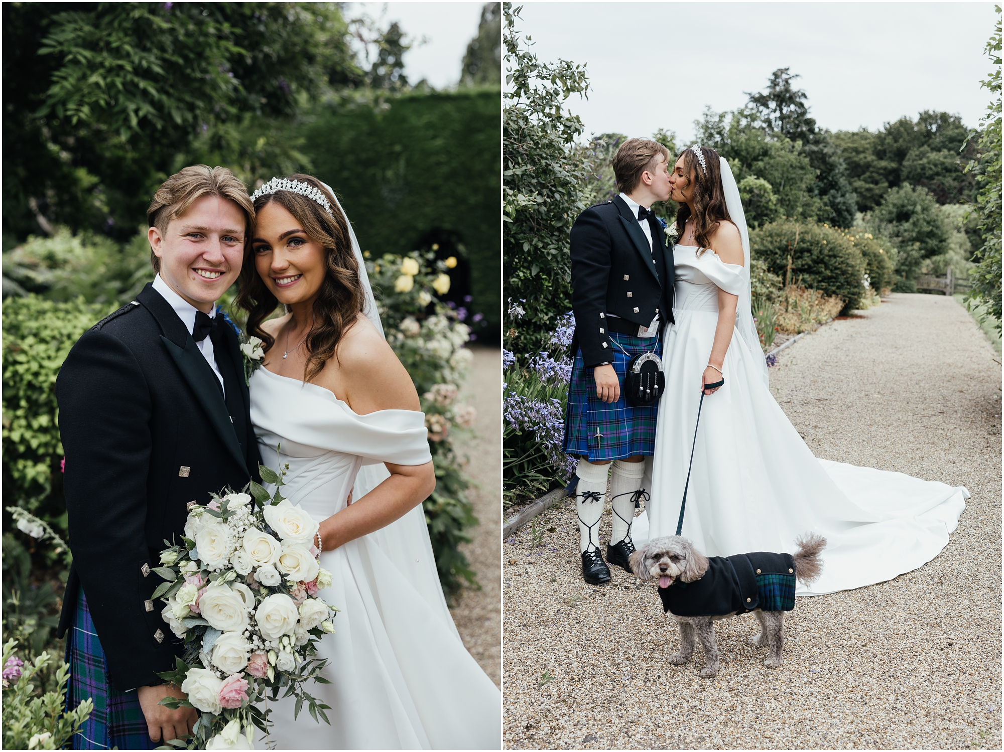 Scottish Inspired Gaynes Park wedding