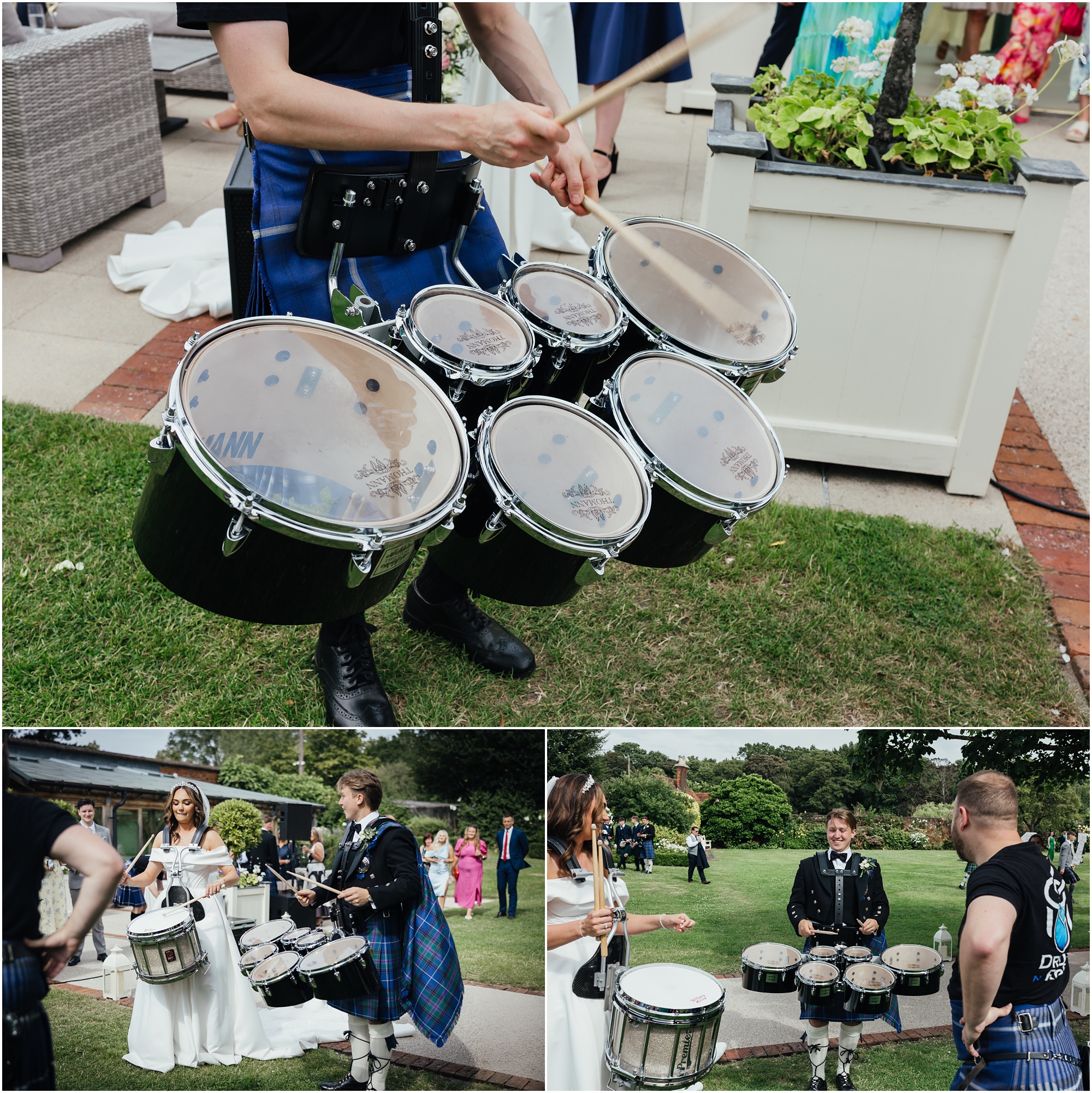 Scottish Inspired Gaynes Park wedding