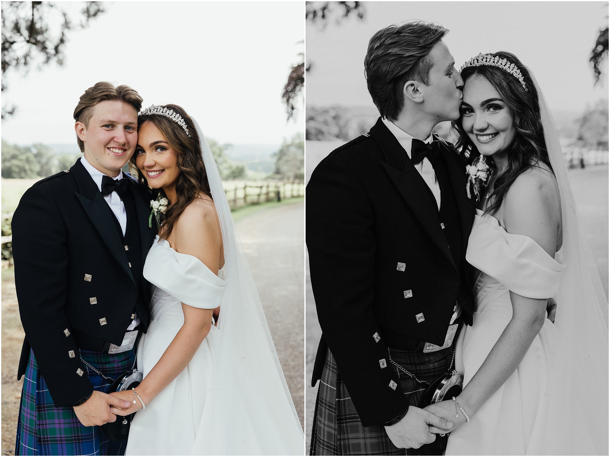 Scottish Inspired Gaynes Park wedding