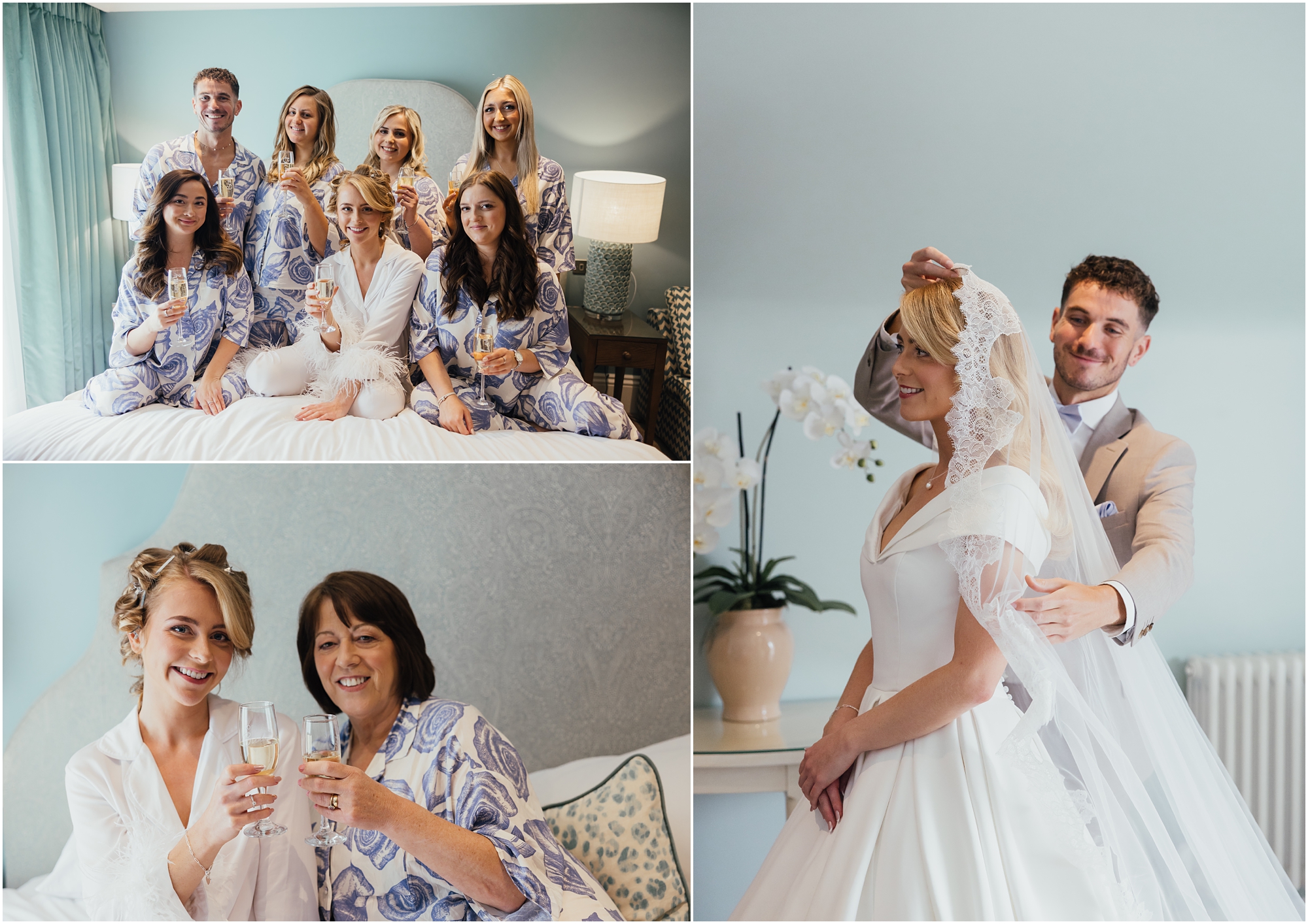 June Roslin Beach wedding