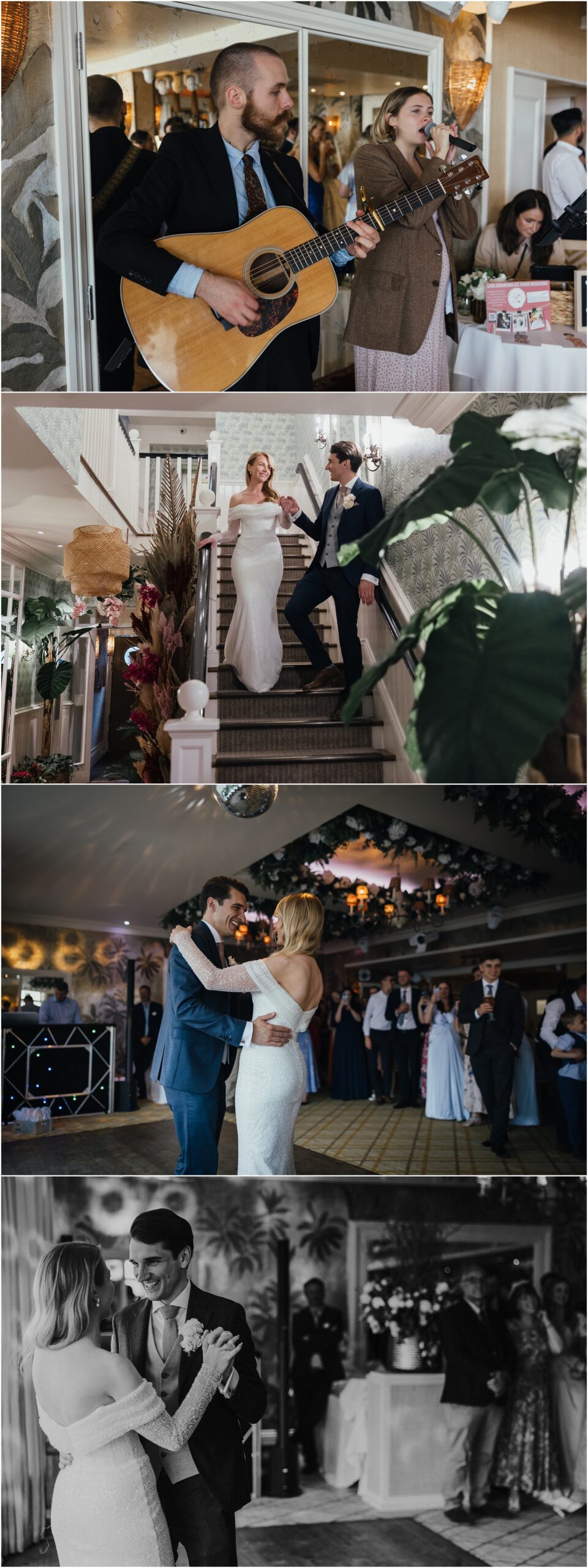 June Roslin Beach wedding